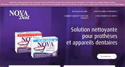 Desktop Screenshot of novadent.com