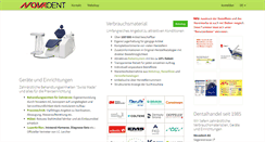 Desktop Screenshot of novadent.ch