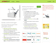 Tablet Screenshot of novadent.ch